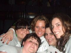 My friends and I reliving our youth at a New Kids on the Block concert!...April 2009