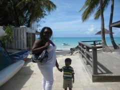 me n my son on vacation 2/2009