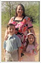 Me and my kids at Easter