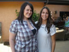 Me and sister.. Yes we have the same mom and dad...LOL!! And look nothing alike!!
