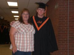 May 2008, my brother's graduation. I am twice the width of him!!!!!!!!