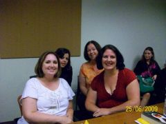Tina, Christine, Riley and Robin, Nutrionist- Group fill 2009
(-35 pounds)