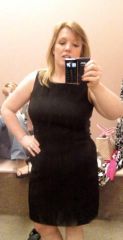 Little black dress for my daughters graduation from Middle school. Size 12. Yeah baby..  (9 months out)
