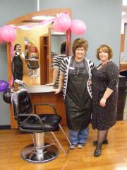 Brit & I on my grad day from cosmetology school April 10th 09