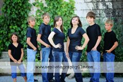 Our "blended" family. This was from back in 2012, so they've all grown alot!