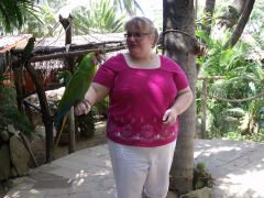Teresa and a Macaw.jpg