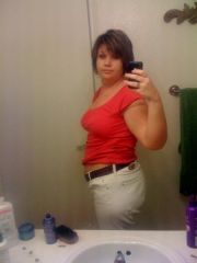I could not wait to spring to wear these white jeans they went in a box after this pic there huge