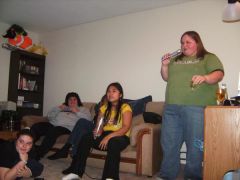 This is me at 343lbs ... drunk and singing with friends lol.