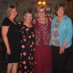 I am the oldest of four sisters.. From left to right... Barb, me, Shirley, Mary Lou