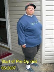 May 2007-Start of Pre-Op Diet