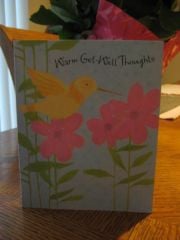 The "Get Well" card I received