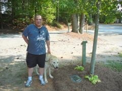 me and cooper in roswell park.JPG