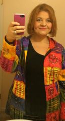 My awesome happy rainbow jacket