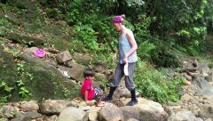Hiking in Sinharaja rainforest