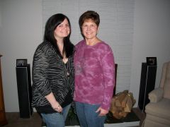 My mom and I, March 2011