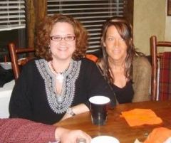 Me on the right, Oct 10, 2009. 126 pounds. My good friend Mary on the left.
