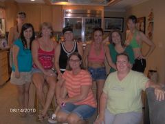 Me, on the right, in green bikini top. Aug 14, 2010. 122 pounds