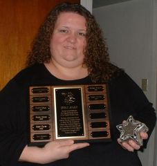 This is me on 01/07/08 after winning the BIG AWARD at Tupperware annual recognition night.