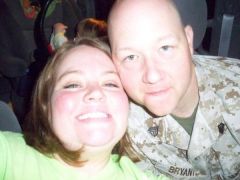 my husband and I the night he left for Afghanistan April 2009
