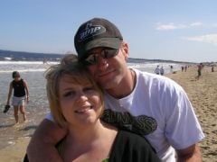 My fiance and I at old orchard beach 20lbs down.
