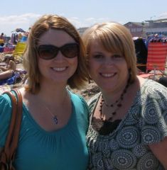 My bestest friend Lindsay and I at Hampton Beach.