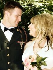 My husband and I yesterday on our wedding day!!!!