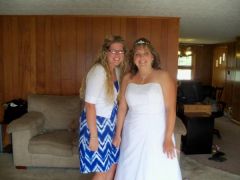 Me and my sister (my wedding)