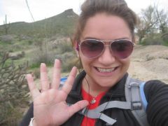 02 26 10
9 mile trail run/hike on Sonoran Desert Preserve!
(mile 5)