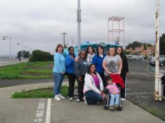 me and the best group of support ever!!!! Vallejo CA 1/3/09 (I am in Purple in the front)