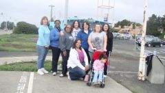 me and the best group of support ever!!!! Vallejo CA 1/3/09 (I am in Purple in the front)