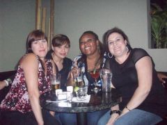 me out with some girlfriends..me on the far right...My weight is still holding @ 197....