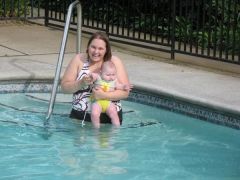 bathingsuit last year before i started my journey:D  Size 24 bathin suit there... eekkk.. and my baby....:D