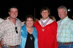 Bryans Graduation-June 4,2009
(notice hubby in SAME shirt a year later!!!)
Around 299#