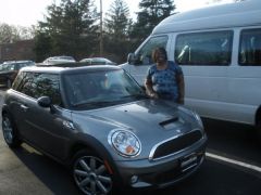 The MINI Cooper S is my dream car...I bought it in April once I got approved for the surgery...knowing I wouldn't always be the heavy girl in the cute little sports car.
Banded July 1, 2009