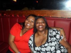 Me and my aunt at a club.