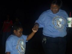 me and my babygirl doing the cupid shuffle!