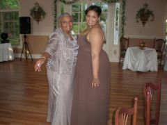 Mom & Me at my brothers wedding!
