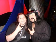 Me meeting Vinnie Paul (drummer from Pantera) in Vegas!!!