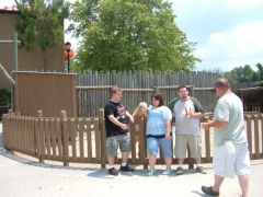 At Wild Adventures with the family, last summer. Both my brothers lost alot of weight, how unfair!