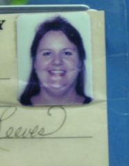 My work I.D.s show the progression of weight gain.