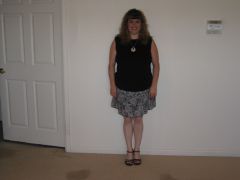 Me July 16th. Mini Skirt Baby!!!! Never would have worn this 4 months ago.