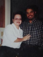 Me and my Husband 10/1999. About 170 lbs.