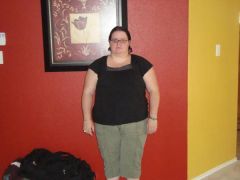 Day before surgery. 8/31/09 250 lb