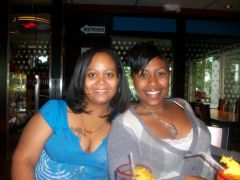 My friend Jen and I @ Fridays.  One of my favorite past times.