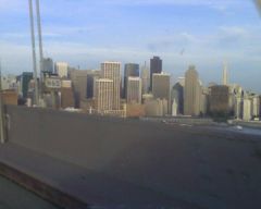 This is my beautiful city....San Francisco.  Taken while driving on the Bay Bridge.