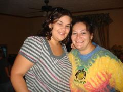 My sister & I - about 10 days after surgery