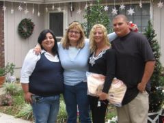 That is me in the blue.. YUCK!! Cant believe I ever let myself go like this!! This was about 4 mths after LB surgery!