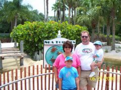 Sea World with my men.  I am a blessed woman.  2007