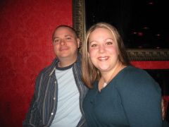 My husband and I out for his birthday March 2009