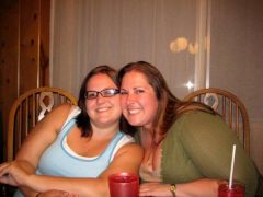 Roommates and Bandmates...I'm on the left...Kelly is on the right. (Kelly was banded on 5/12/09)